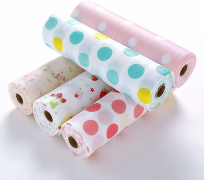 Wishbone Paper Drawer Mat(Multicolor, Small, Pack of 2)