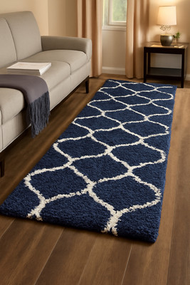 VIKCLIQUE Microfiber Floor Mat(Blue, Extra Large)