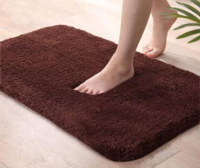 HOWNICE Cotton Door Mat(Brown, Medium)