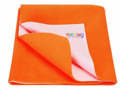 kidoria Cotton Baby Bed Protecting Mat(Peach, Medium)