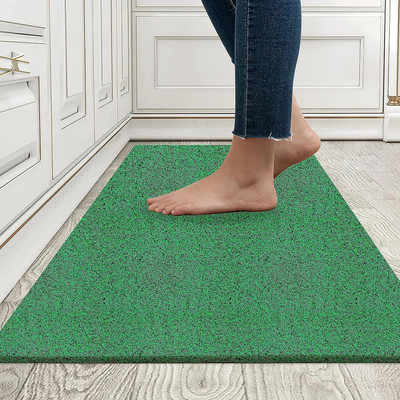 Shoppingzone PVC (Polyvinyl Chloride) Door Mat(Green_PVC_Mat, Extra Large)