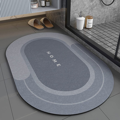 Barkly Rubber Bathroom Mat(Multicolor, Free)