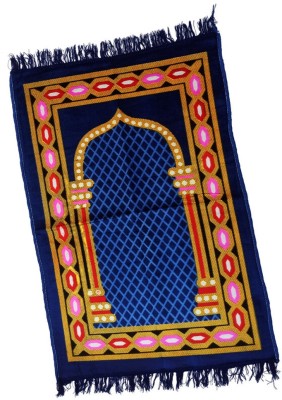 ADIRNY Velvet Prayer Mat(Blue, Large)