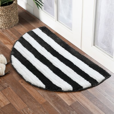 ZAIRE HOME Polycotton Door Mat(White, Free)