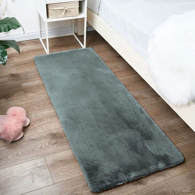 matcraft Green Polyester Runner(60 cm,  X 150 cm, Rectangle)