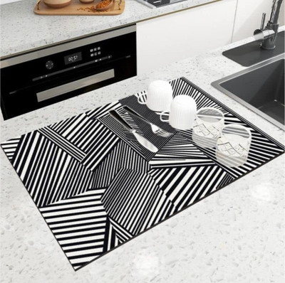 NYS STORE Polyester Floor Mat(Black, Free)