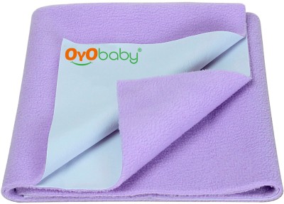 Oyo Baby Cotton Baby Bed Protecting Mat(Voilet, Large)