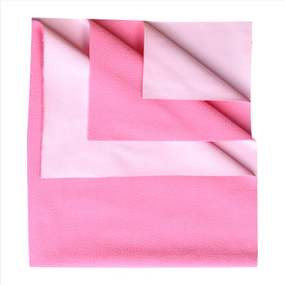 SBTs Polyester Baby Bed Protecting Mat(Pink, Pack of 3, Medium)