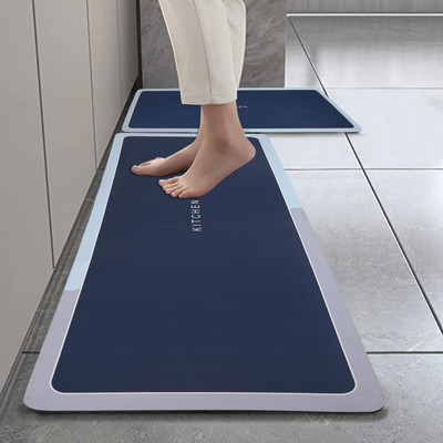 bajud Rubber Floor Mat(Multicolor, Extra Large, Pack of 2)