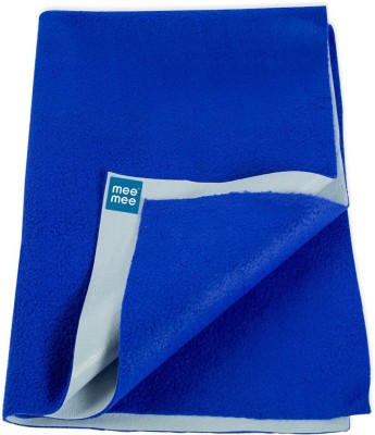 MeeMee Microfiber Baby Bed Protecting Mat(Royal Blue, Medium)