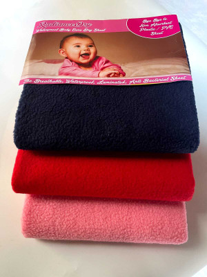 KC ECOM Cotton Baby Bed Protecting Mat(MULTI24, Small, Pack of 3)