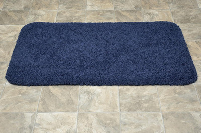 Neekshaa Microfiber Door Mat(Blue, Medium)