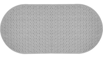 PRANIJ Rubber, Silicone Bathroom Mat(Grey, Small)