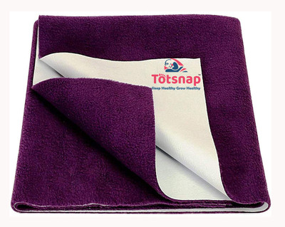 Totsnap Cotton Baby Bed Protecting Mat(Plum, Medium)