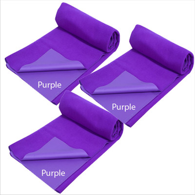 smilykid Polyester Baby Bed Protecting Mat(Purple, Medium, Pack of 2)