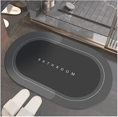 Uratech Rubber Bathroom Mat(Multicolor, Large)