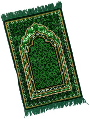 ADIRNY Velvet Prayer Mat(Green, Large)