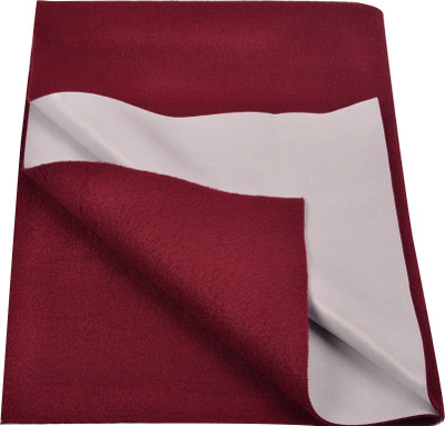 HouseOfCommon Rubber Baby Bed Protecting Mat(Maroon, Medium)