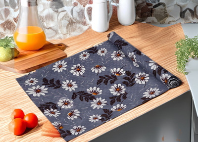 Trendy Rabbit PVC (Polyvinyl Chloride) Drawer Mat(Lavender, Medium)