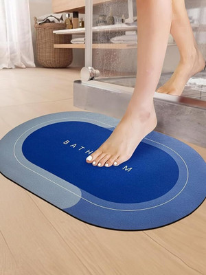 Truesight Silicone Bathroom Mat(Multicolor, Free)