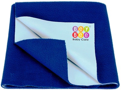 BeyBee Cotton Baby Bed Protecting Mat(Royal Blue, Medium)