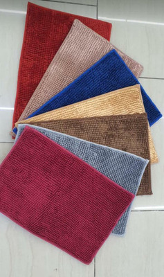 Deepabai Polyester Floor Mat(Multicolor, Free, Pack of 2)