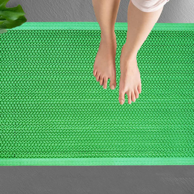 MAITRI ENTERPRISE Rubber Floor Mat(Green, Large)