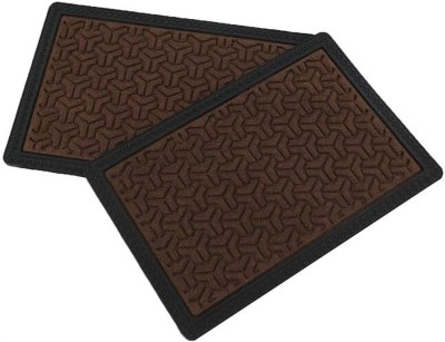 Cursheet Homz Rubber Door Mat(Light Brown, Medium)