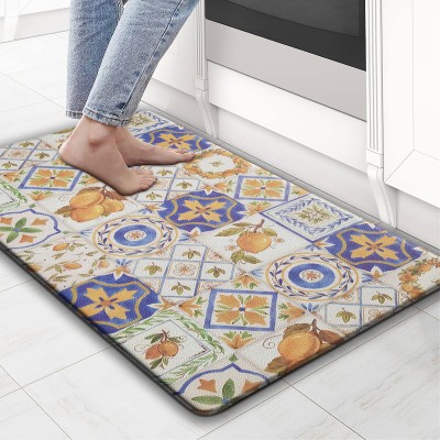 LUXE HOME INTERNATIONAL PVC (Polyvinyl Chloride) Floor Protecting Mat(Tile, Medium)