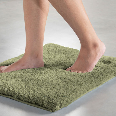 F i Microfiber Door Mat(Green, Small)