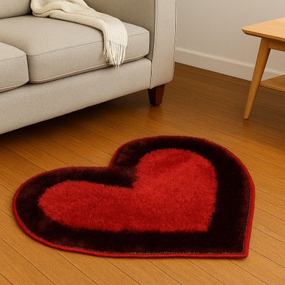 ARandNJ Cotton Floor Mat(RED - MAROON, Medium)