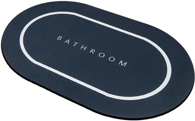 Kabale Rubber Bathroom Mat(Multicolor, Free)