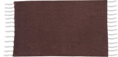 SWHF Cotton Door Mat(Brown, Large)