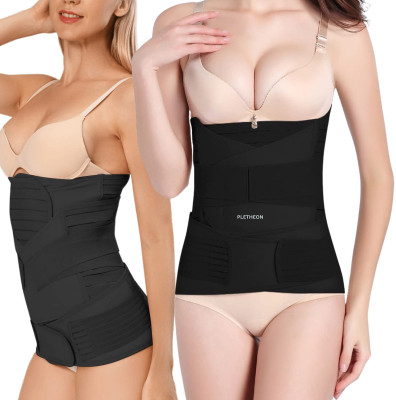 PLETHEON post pregnancy maternity support belt after c section & normal delivery(Black)