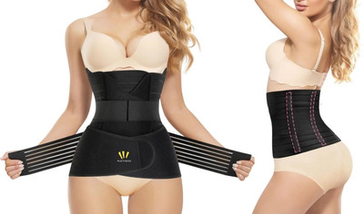 PLETHEON post pregnancy maternity support belt after c section & normal delivery(Black)