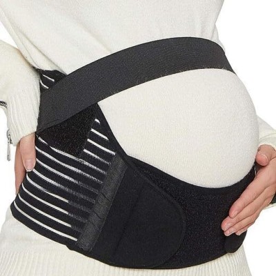 QP360 Belly Supporting Maternity Belt | Belly Band for Pregnancy Support Belt XL(Black)