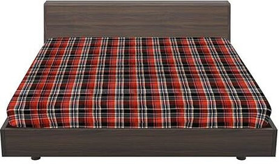 Dhawan Creations Zippered King Size Breathable Mattress Cover(Red)