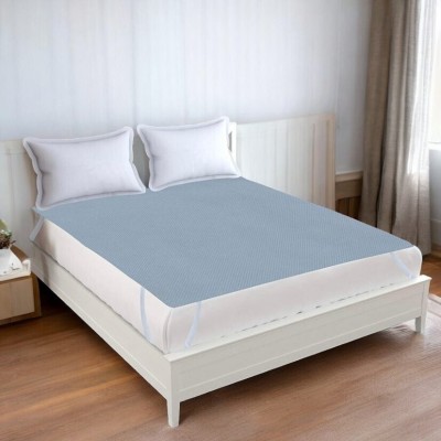 ITAJ Fitted King Size Stretchable, Waterproof Mattress Cover(White)