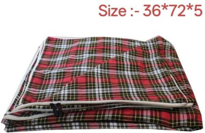 FLORAHANDLOOM Zippered Double Size Breathable Mattress Cover(Multicolor)