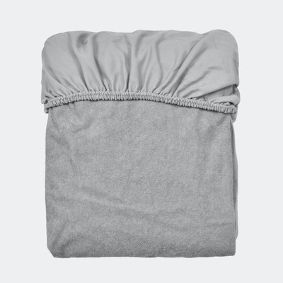 LAVESH EXPROTS Elastic Strap Single Size Breathable, Stretchable, Waterproof Mattress Cover(Grey)