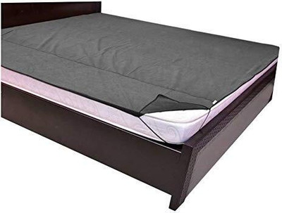 PRIMAH Elastic Strap King Size Breathable, Waterproof, Stretchable Mattress Cover(Grey)