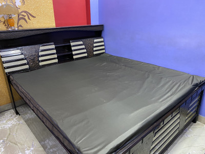 Jainco Decor Elastic Strap Double Size Waterproof Mattress Cover(Grey)