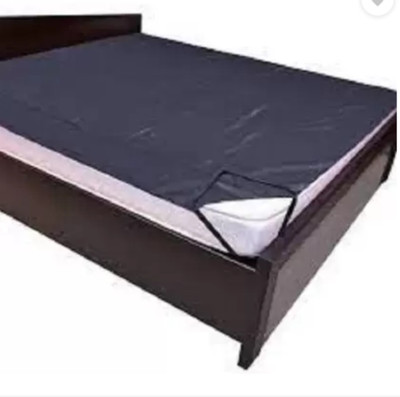 KPS Elastic Strap King Size Breathable, Stretchable, Waterproof Mattress Cover(Grey)