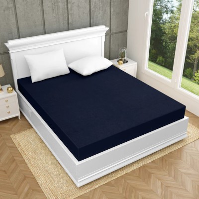 Oxinexx Fitted King Size Waterproof Mattress Cover(Blue)