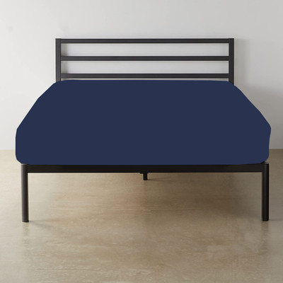 KVAR Zippered King Size Breathable, Stretchable, Waterproof Mattress Cover(Blue)