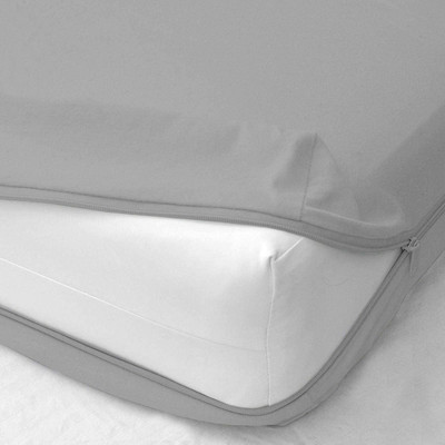 Amar Homes Zippered Double Size Waterproof Mattress Cover(Grey)