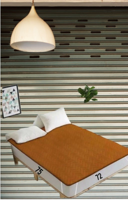 Khatu Shyam textiles Elastic Strap King Size Breathable, Waterproof Mattress Cover(Beige)