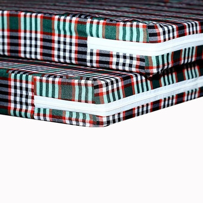 shividecor Zippered Single Size Mattress Cover(Green)