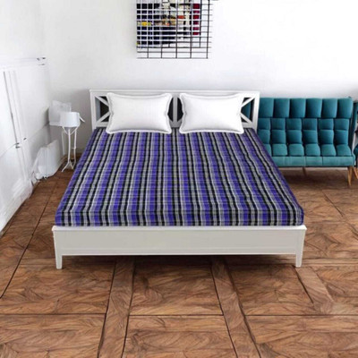 Mistik Zippered Single Size Breathable Mattress Cover(Blue)