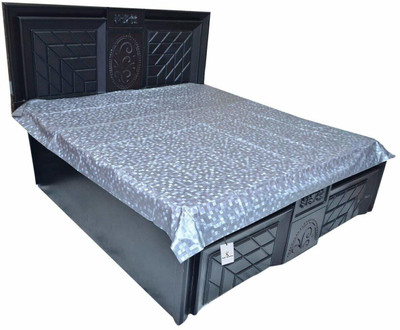 KUBER INDUSTRIES Fitted Double Size Mattress Cover(Grey)